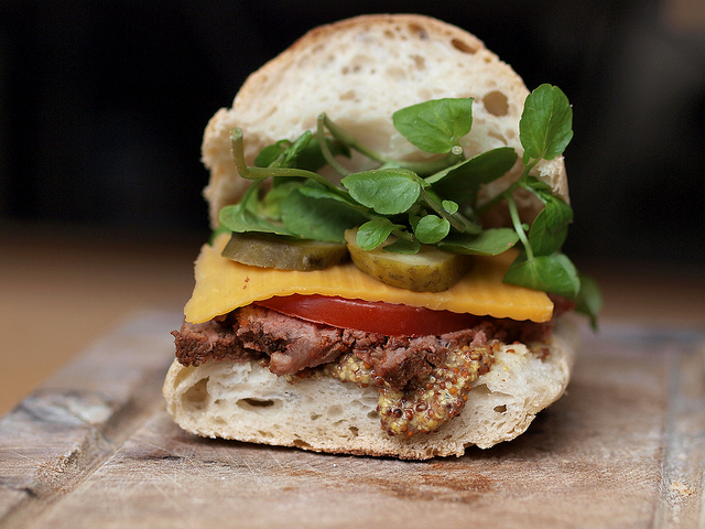 Roast beef sandwich by hozinja, on Flickr